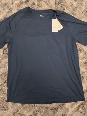 all in motion Men's Short Sleeve Performance Tee - Navy Blue